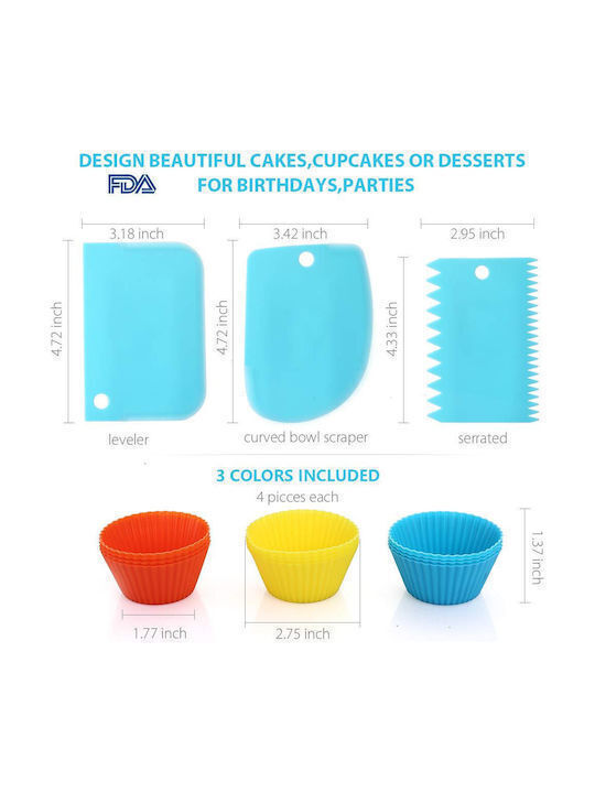 SPV Pastry Tools Set of Stainless Steel 28x7.5cm 110pcs