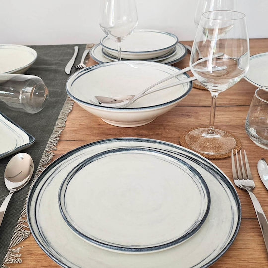 Kutahya Porselen Blue Porcelain Dinnerware Set 40pcs