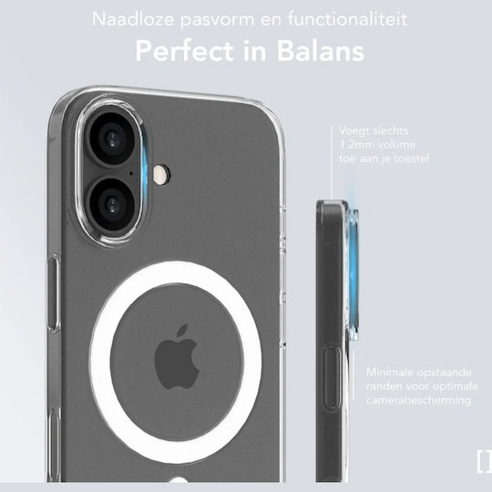 Nekit Iphone 17 Handyhülle Bare Dünne Harte Transparente Magsafe 1.2mm Transparent 8719246595189