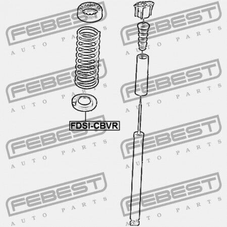 Febest Febest Federfeder für Ford Focus 2008-2011