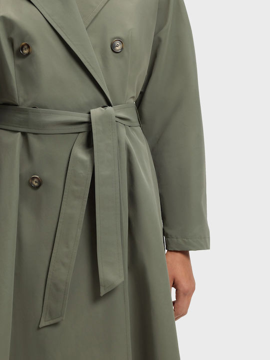 Women's Olive Gabardine