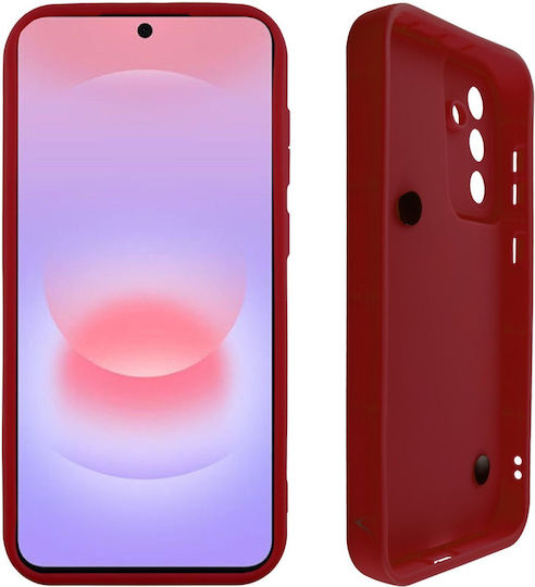 Volte-Tel Silicone TPU Strap Case Samsung A37 5G A376 6.7in Full Camera Protection Burgundy Red Hearts Volte-Tel