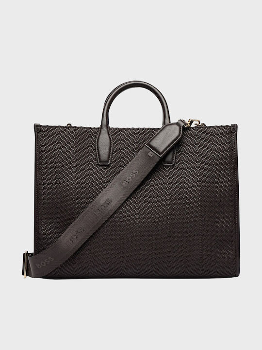 Sandy Geantă Dama Din Material Tote De Mână Maro