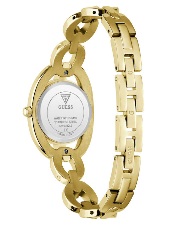 Guess Blair Womens Watch 26mm Battery With Gold Steel Bracelet