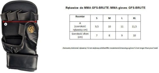 Sport Masters MMA Ръкавици Черни