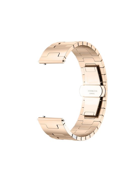 Huawei Gt4 46mm Gt5 46mm Gt5 Pro 22mm Σχήμα H Αγκράφα Πεταλούδας Ανοξείδωτο Ατσάλι Ροζ Χρυσό Huawei Gt4 46mm Gt5 46mm Gt5 Pro 22mm Σχήμα H Αγκράφα Πεταλούδας Ανοξείδωτο Ατσάλι Ροζ Χρυσό