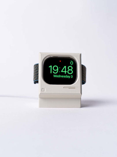 Macintosh Original Apple Watch Ladebasis 80s Creme