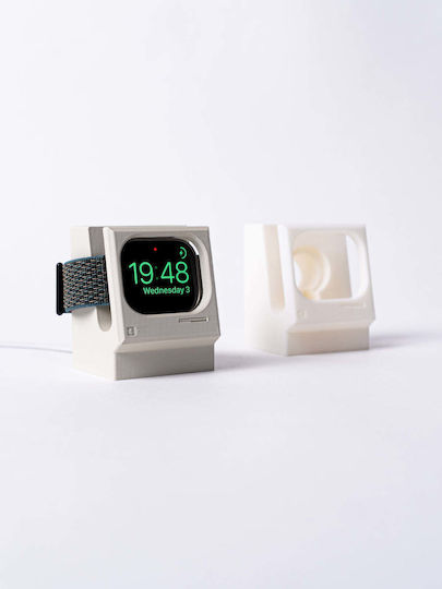 Macintosh Original Apple Watch Ladebasis 80s Creme