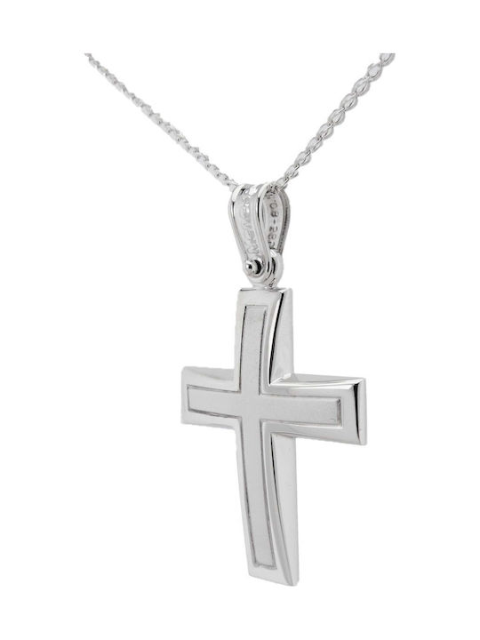 Papadopoulos Gold White Gold Cross 14K