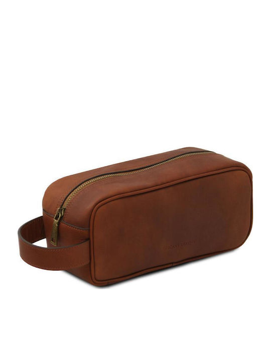 Tuscany Leather Kulturbeutel Braun
