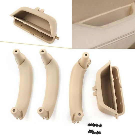 Interior Door Handles Set Bmw X3 F25 X4 F26 Front & Rear Right & Left 4 Pieces Beige
