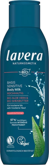 Lavera Basis Sensitiv Rich Ενυδατική Lotion Σώματος για Ξηρές Επιδερμίδες 250ml