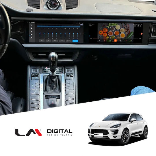 Lm Digital Lm Jfk1823 Dual Οθόνη Oem Multimedia Αυτοκινήτου Porsche Macan 2010 > 2016 Σύστημα Pcm3.0/pcm3.1 Χωρίς Εργοστασιακό Σύστημα Carplay Androidauto Bt Gps Wifi Gprs