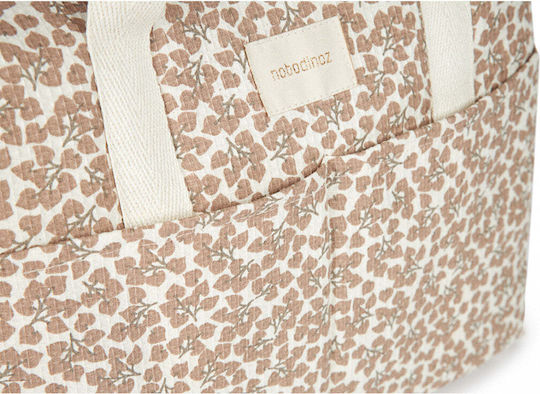 Nobodinoz Brown Stroller Bag