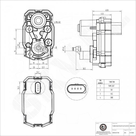 Turbocharger Valve Hyundai Santa Fe Tucson 282352f700