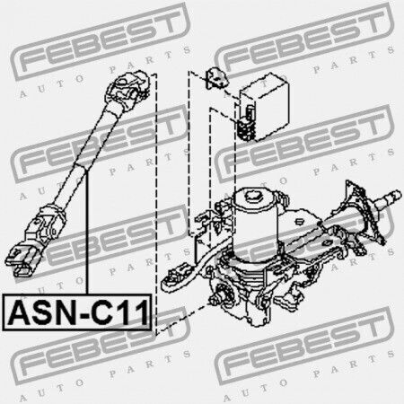 Steering Cross Lower Part Steering Column Nissan Tiida Jpn Brand C11 2005.08-2012.06 Gl 48080-em01c