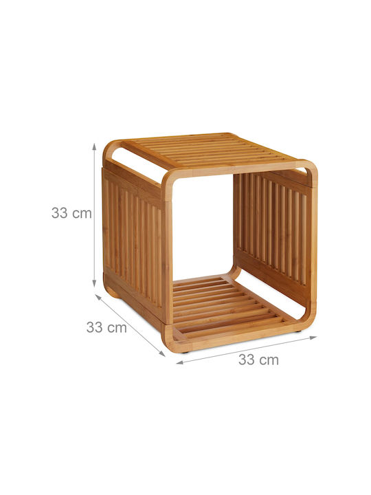Βιβλιοθήκη Καφέ 33x33x33εκ.