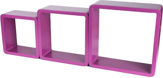 Стенни Рафтове Лилави 3 Брой 28x10x28см
