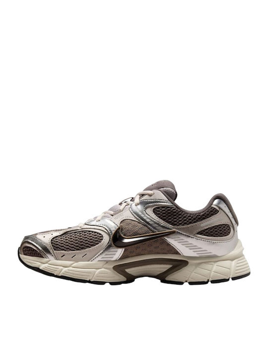 Women's Sneakers Silver Brown