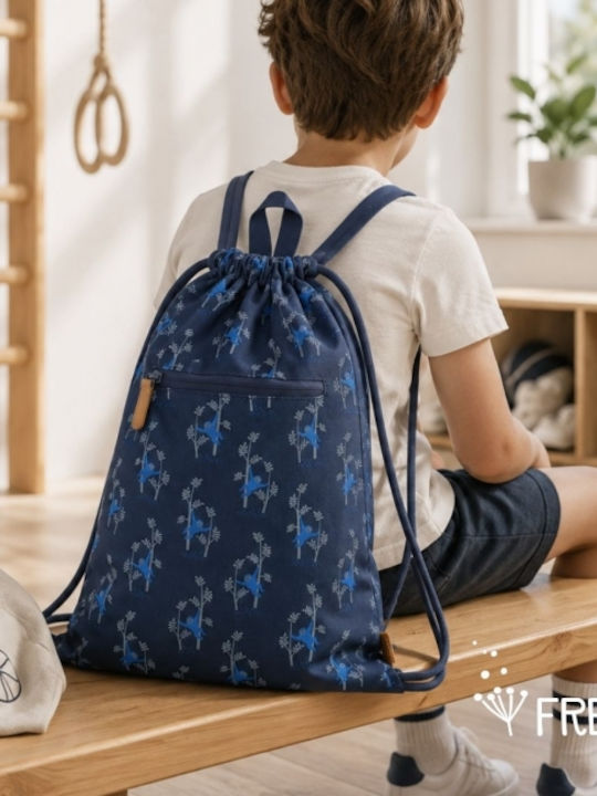 Fresk Kids Backpack Blue 38x27cm