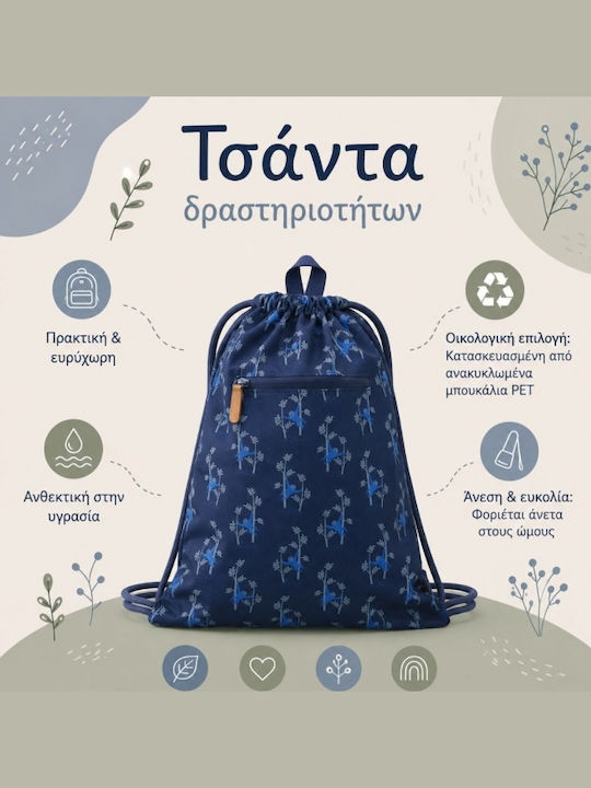 Fresk Kids Backpack Blue 38x27cm