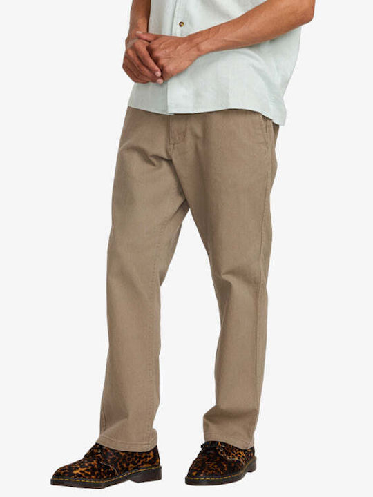 Americana Chino Trousers in Relaxed Fit Coyote