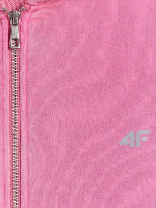 Lange Sweatshirts & Hoodies für Damen mit Kapuze Rosa