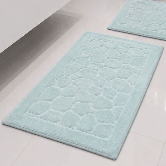 Tropik Home Set Covoare De Baie Din Bumbac LJD27742 Verde 2 Bucăți