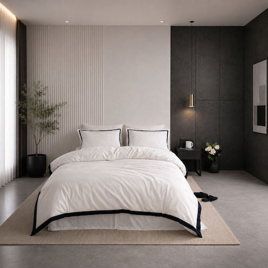 Rebeka Home Подредба Двойна 200x220см Бял