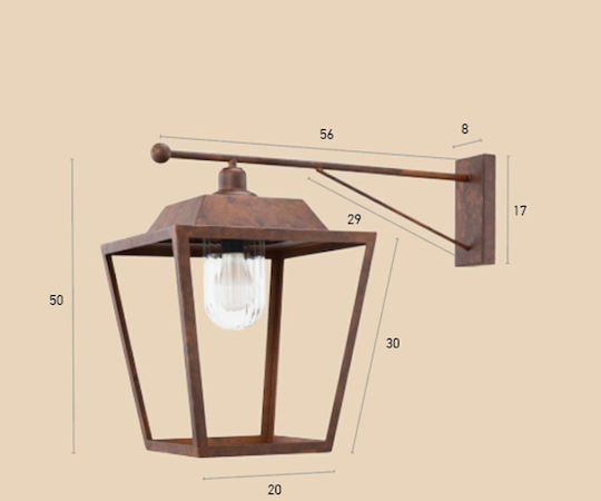 Luma Wandmontiertes Außenbeleuchtung Gold Luma Wandmontiertes Außenbeleuchtung Gold