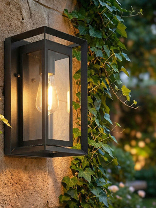 Luma Iluminat Exterior Montat Pe Perete Negru Luma Iluminat Exterior Montat Pe Perete Negru