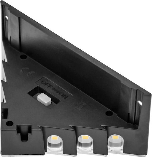 SPV Set 4 Solarleuchten mit Warmes Weiß Licht IP65