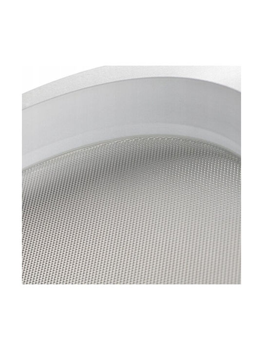 Kanlux Deckenleuchte Badezimmer 18,5cm Weiß mit Integrierte LED