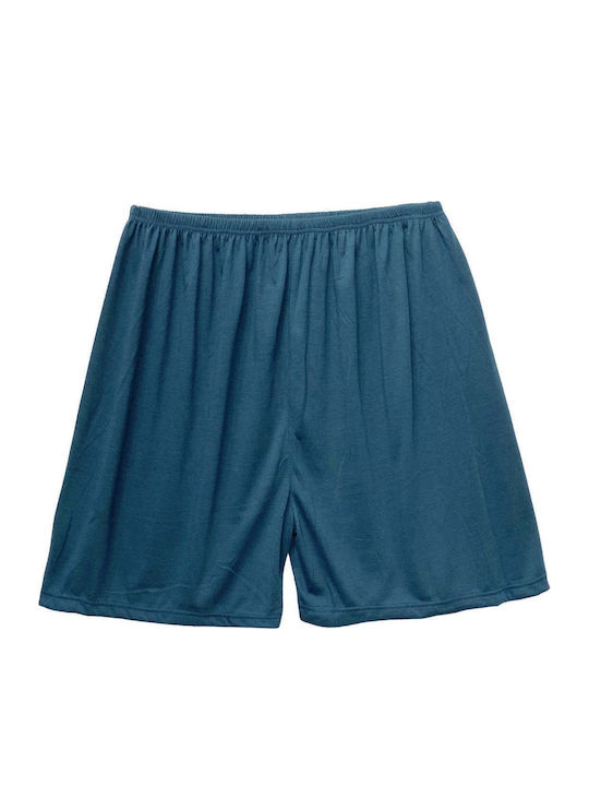 Ansin Sommer Herrenpyjama Petrol