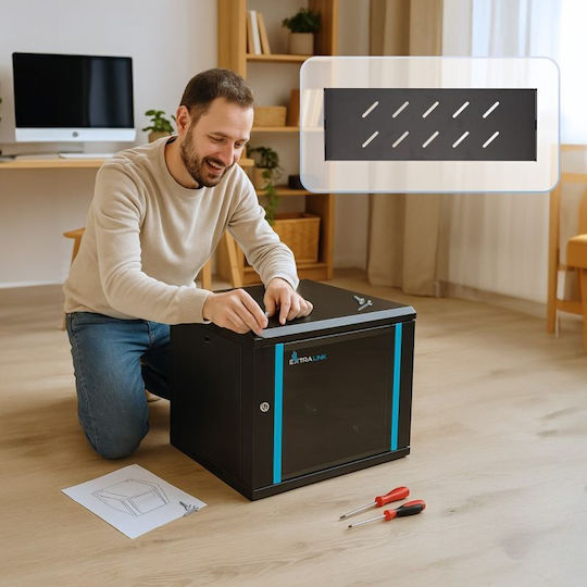 Western Digital Wandmontierte Rack-Schränke 12U Schwarze RACKMOUNT