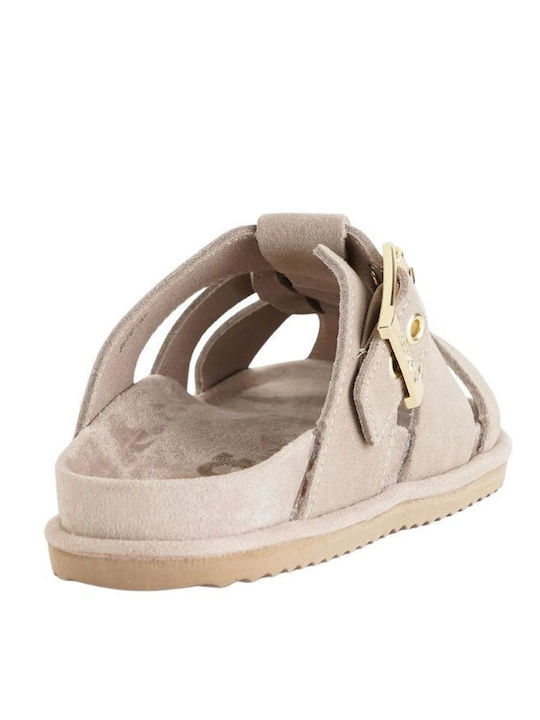 Women's Flat Sandals Beige