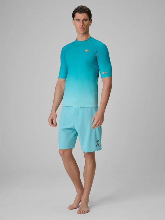 4F UPF 50+ Sonnenschutzshirt Türkis