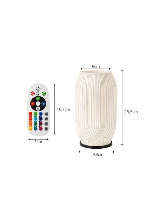 Verk Group Decorative LED RGB Vase Lamp 10.5cm