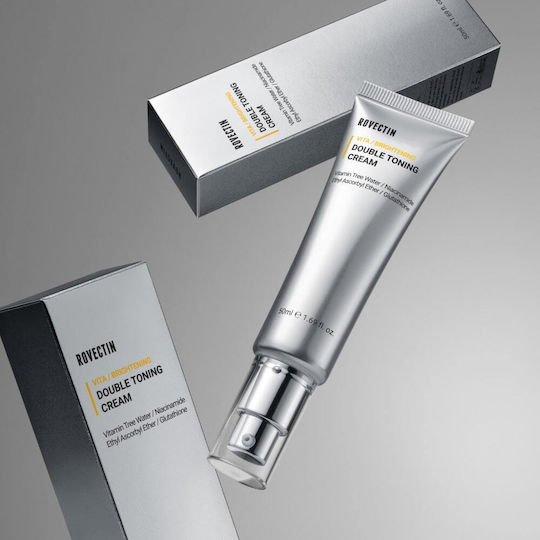 Rovectin Vita Double Toning Creme Feuchtigkeitsspendende Gesichtscreme mit Vitamin C 50ml