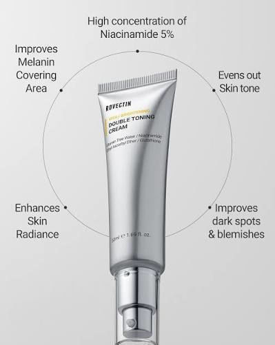 Rovectin Vita Double Toning Creme Feuchtigkeitsspendende Gesichtscreme mit Vitamin C 50ml