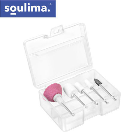Soulima Freză de unghii cu baterie cu 18000 rotații pe minut