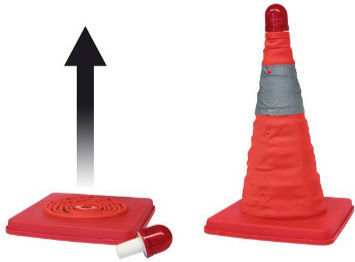 SPV Traffic Cone in Orange Colour with Height 70cm