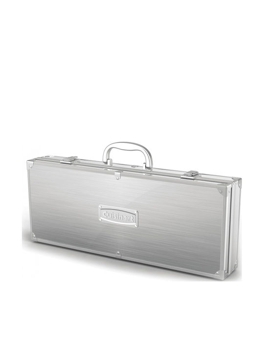 BBQ Cleaning Accessories Set Cuisinart Storage Case 8 Pieces SBQ02E