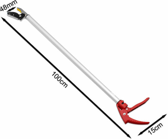 Fixed Pole Pruner 1m with Scissor Opening Size 48mm
