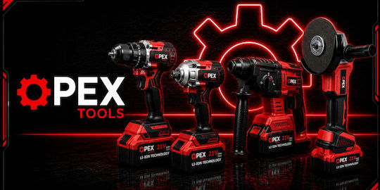 Verk Group Battery Brushless 21V 2x3Ah Impact Rotary Hammer with SDS Plus Socket