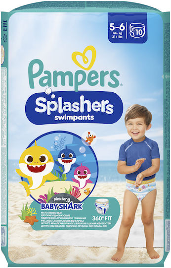 Pampers Swim Diapers Splashers No. 5 for 14+kg 10pcs