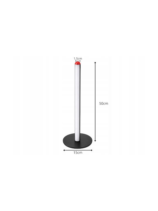 Verk Group Lampadar LED de podea Î50xL1.5cm cu lumină RGB Negru