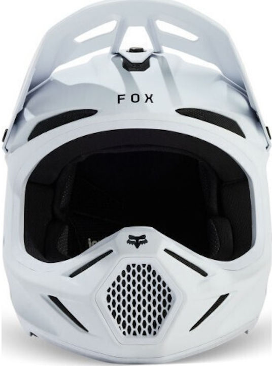 Fox V3 Solider Weiß Motorradhelm Motocross DOT / ECE 22.06