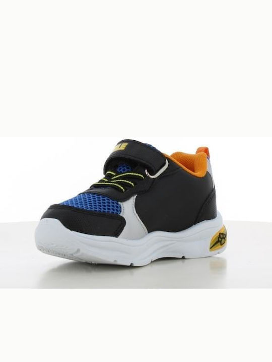 Παιδικά Sneakers με Σκρατς & Φωτάκια Μπλε