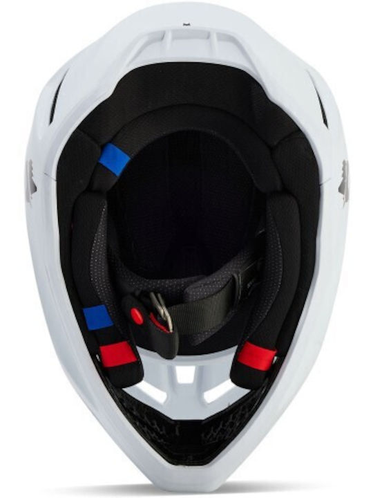 Fox V3 Solider Weiß Motorradhelm Motocross DOT / ECE 22.06
